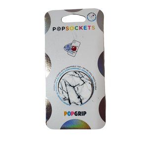 *NEW* POPSOCKET Dove White Marble Pattern